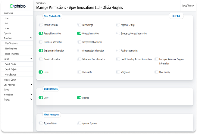 Manage Permission Module